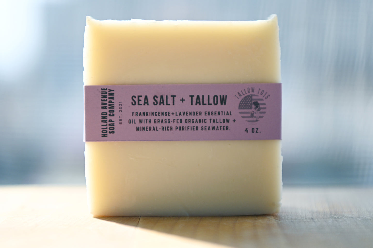 Frankincense+Lavender Tallow Bar