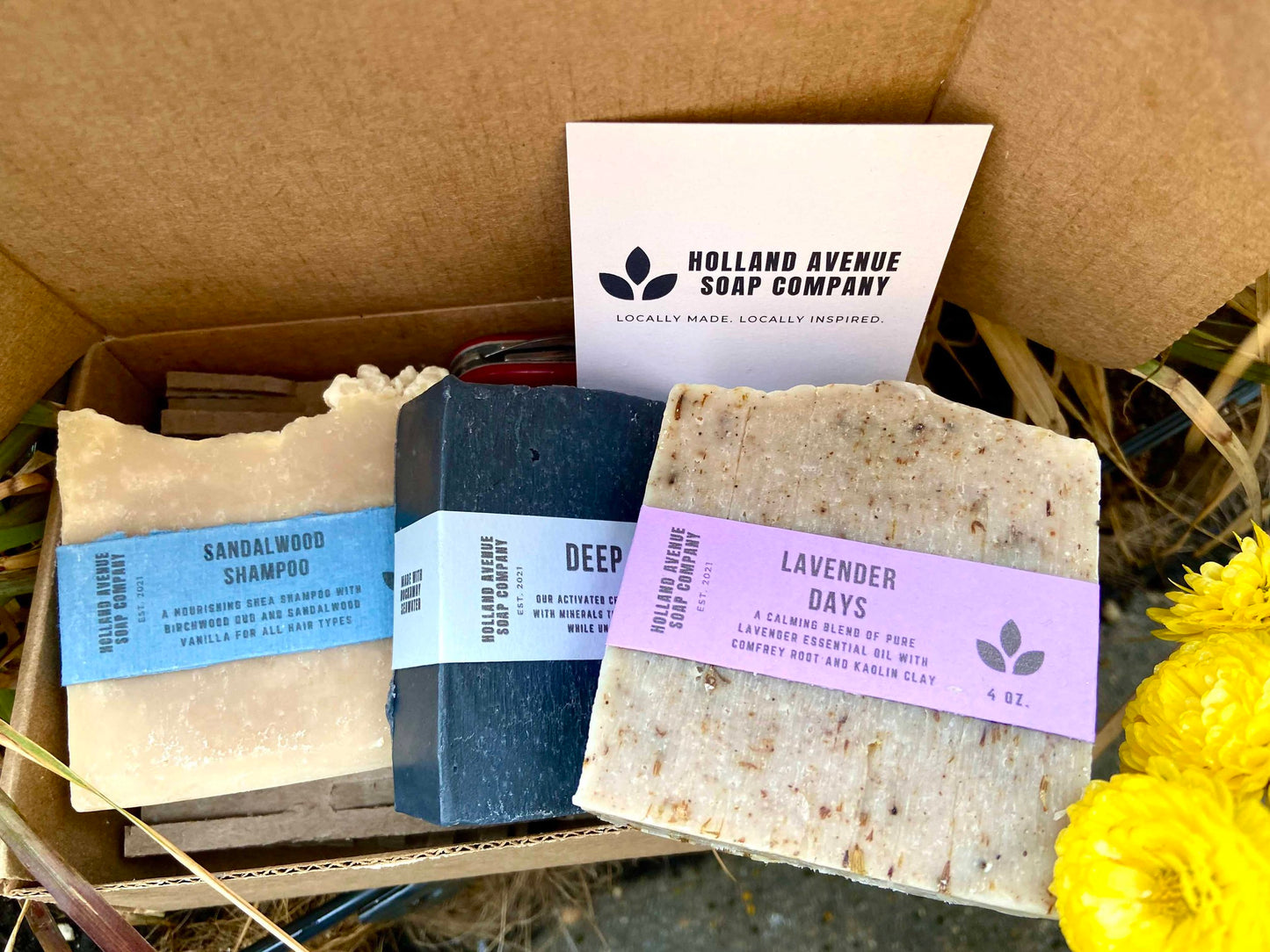 Shower and Bath Custom Bar Soap 3-Pack