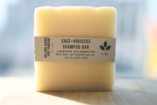 Sage+Hibiscus Shampoo Bar