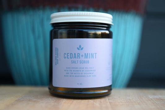 Cedar+Mint Salt Scrub